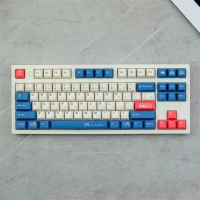 Azur Lane 104+25 PBT Dye-subbed Keycaps Set Cherry Profile for MX Switches Mechanical Gaming Keyboard